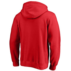 Red Washington Wizards Icon Primary Logo Fitted Pullover Hoodie | NBA