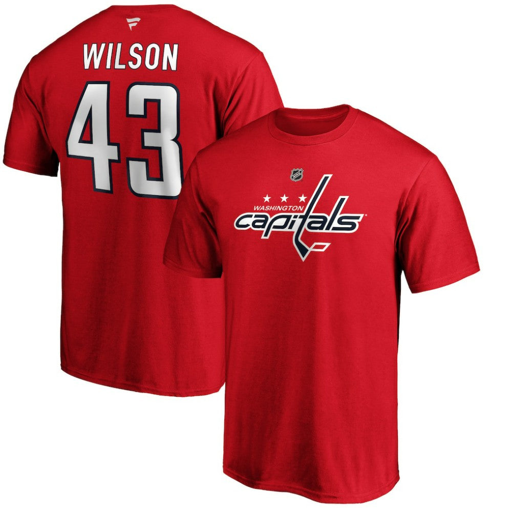 Tom Wilson Washington Capitals Fanatics Authentic Stack Player Name & Number T-Shirt -  NHL T-shirts