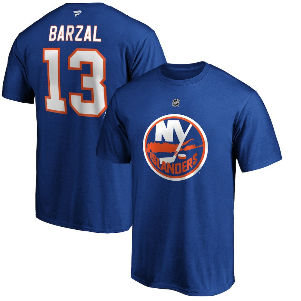 Mathew Barzal New York Islanders Fanatics Authentic Stack Player Name & Number T-Shirt -  NHL T-shirts