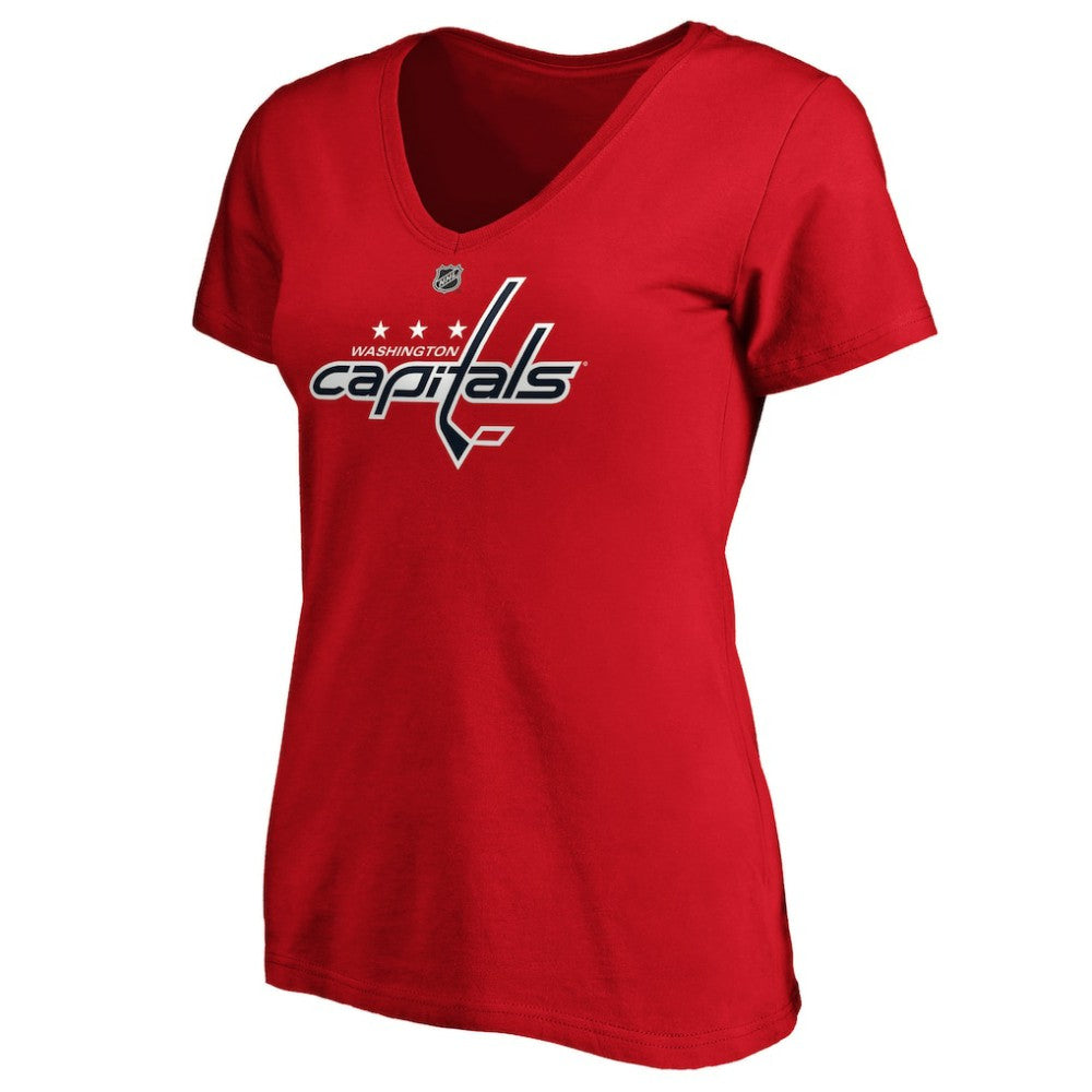 Tom Wilson Washington Capitals Fanatics Women's Authentic Stack Name & Number V-Neck T-Shirt -  NHL T-shirts