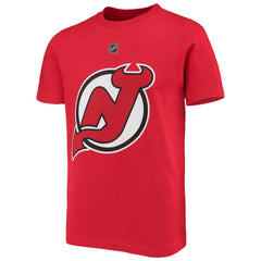 Jack Hughes New Jersey Devils Youth Player Name & Number T-Shirt -  NHL T-shirts