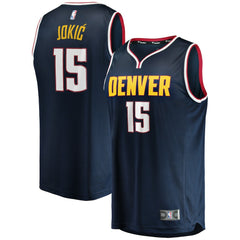 Navy Nikola Jokic Denver Nuggets Fast Break Player Jersey sale | NBA