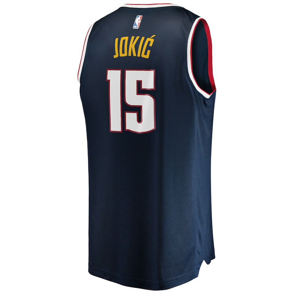 Navy Nikola Jokic Denver Nuggets Fast Break Player Jersey sale | NBA