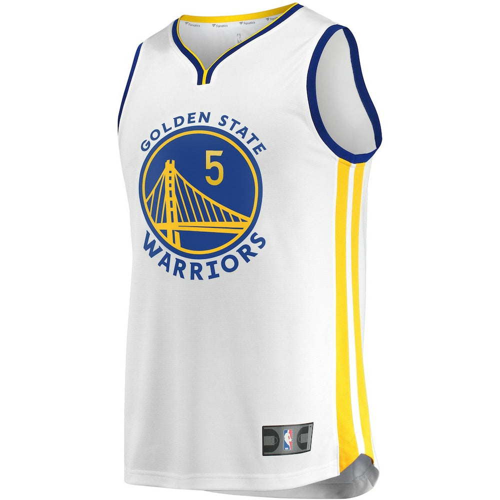 White Kevon Looney Golden State Warriors Fast Break Player Replica Jersey sale | NBA
