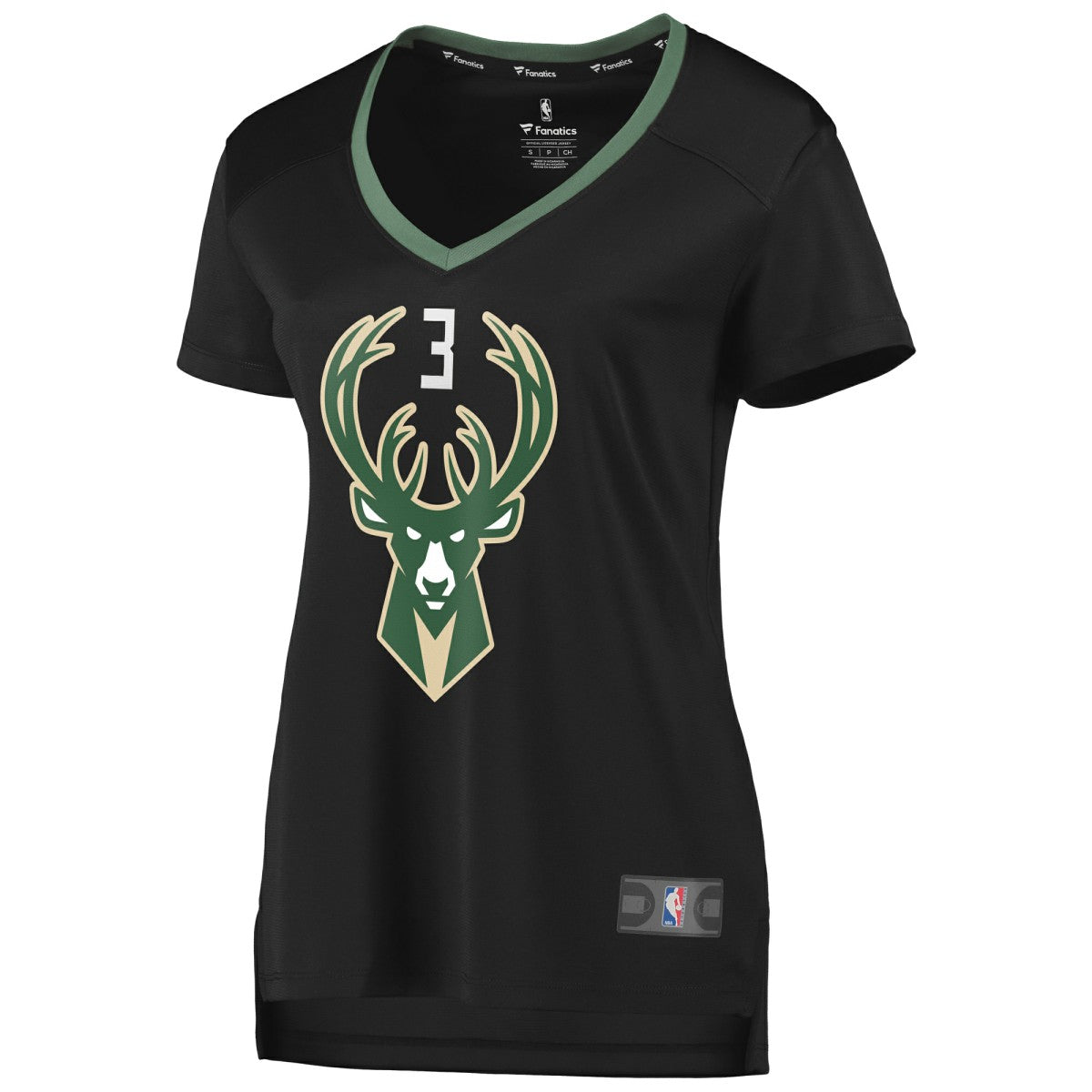 Black George Hill Milwaukee Bucks Women's Fast Break Replica Player Jersey | NBA