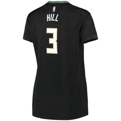 Black George Hill Milwaukee Bucks Women's Fast Break Replica Player Jersey | NBA