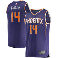 Purple Cheick Diallo Phoenix Suns Youth Fast Break Replica Player Jersey | NBA