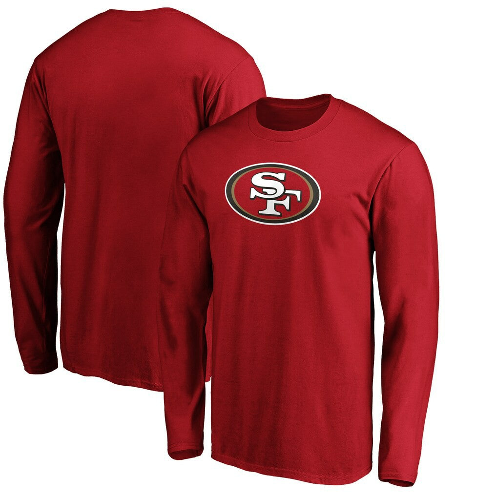 San Francisco 49ers Team Lockup Long Sleeve T-Shirt | NFL New