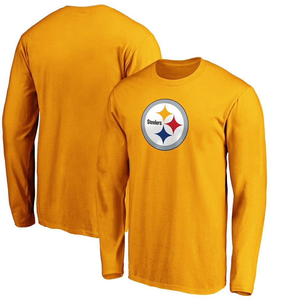 Pittsburgh Steelers Primary Logo Long Sleeve T-Shirt | NFL Discount