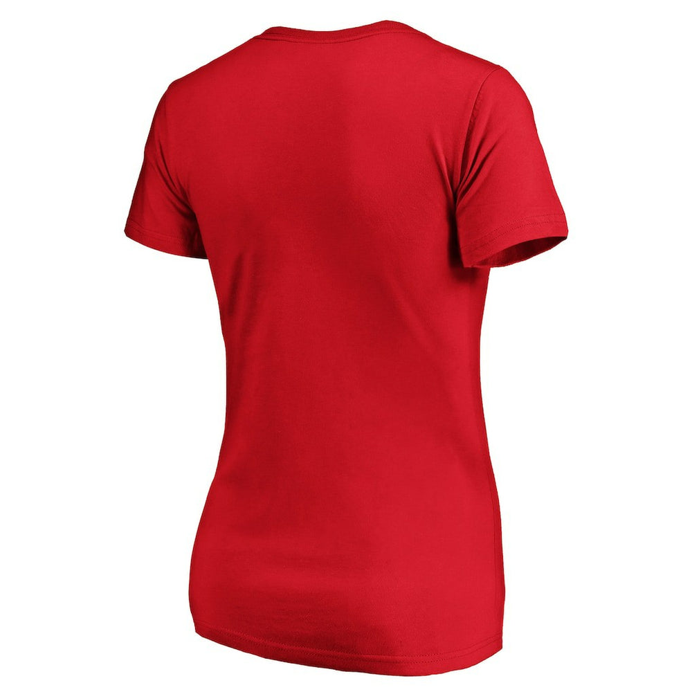 Kansas City Chiefs Women's Iconic Script State V-Neck T-Shirt | NFL New