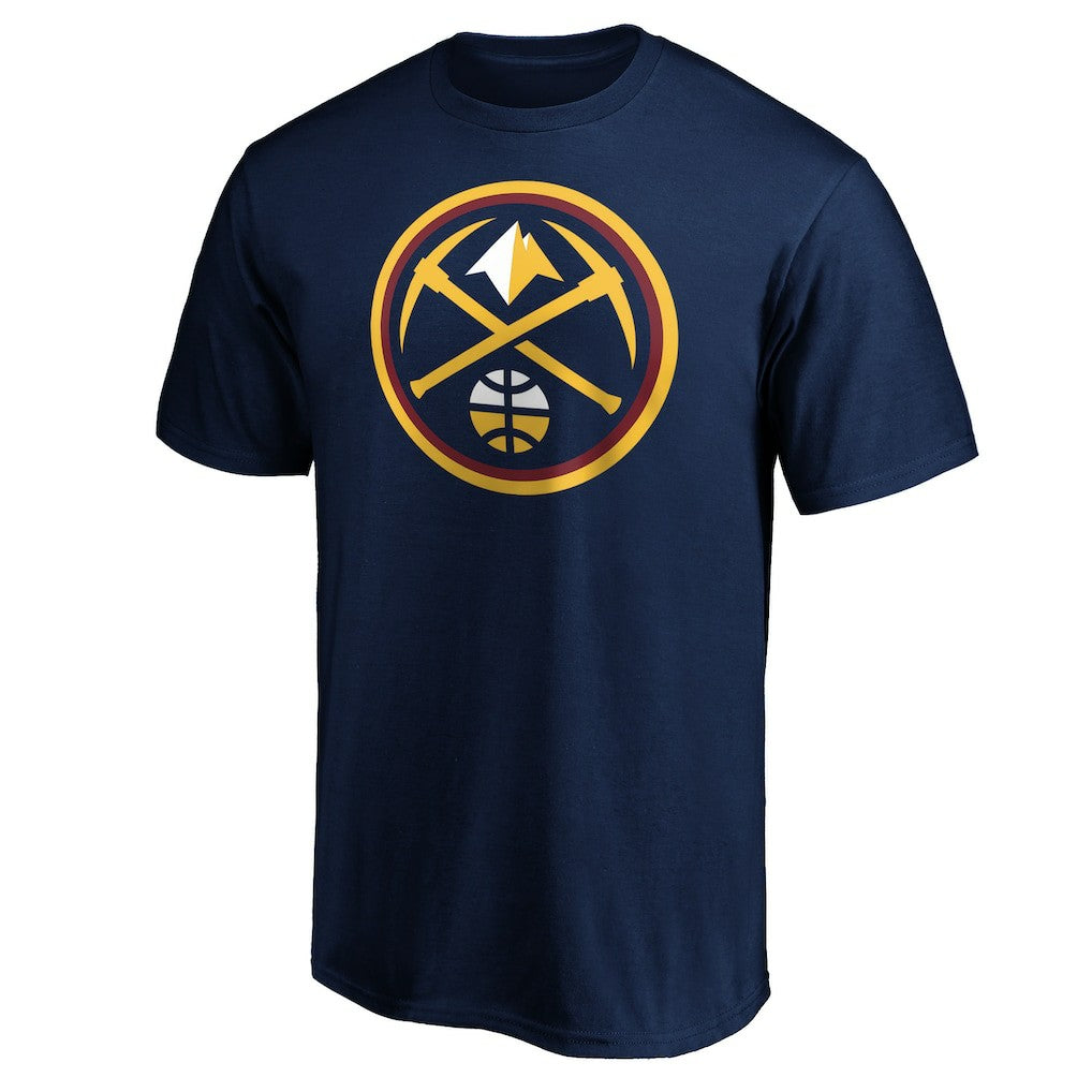Navy Denver Nuggets Playmaker Name & Number T-Shirt sale | NBA