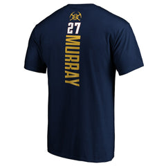 Navy Denver Nuggets Playmaker Name & Number T-Shirt sale | NBA