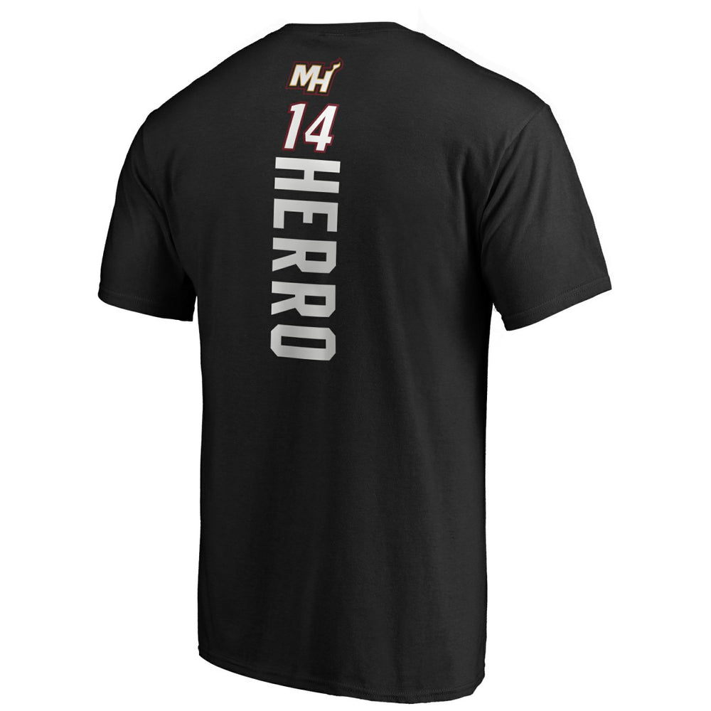 Black Tyler Herro Miami Heat Playmaker Name & Number T-Shirt | NBA