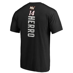 Black Tyler Herro Miami Heat Playmaker Name & Number T-Shirt | NBA