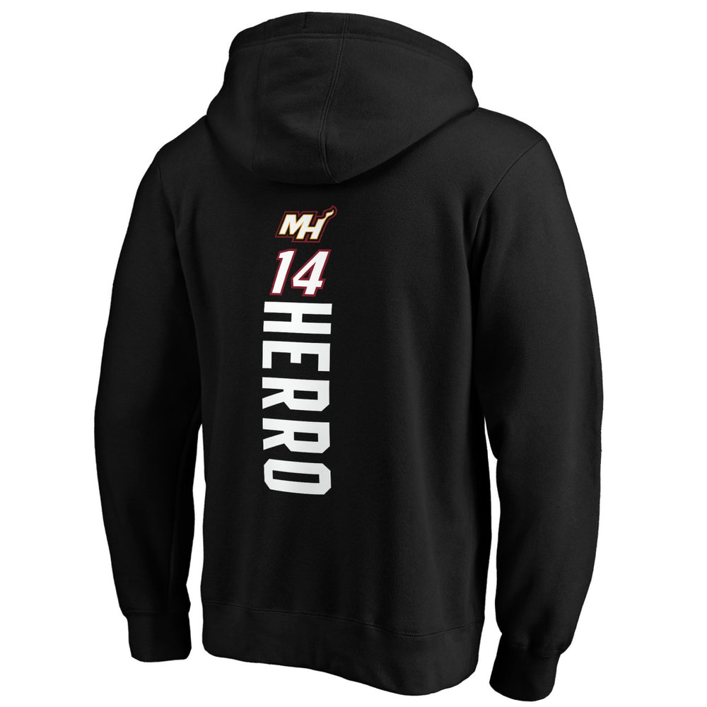 Black Miami Heat Playmaker Name & Number Pullover Hoodie | NBA
