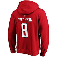 Alexander Ovechkin Washington Capitals Fanatics Authentic Stack Player Name & Number Fitted Pullover Hoodie -  NHL Hoodies