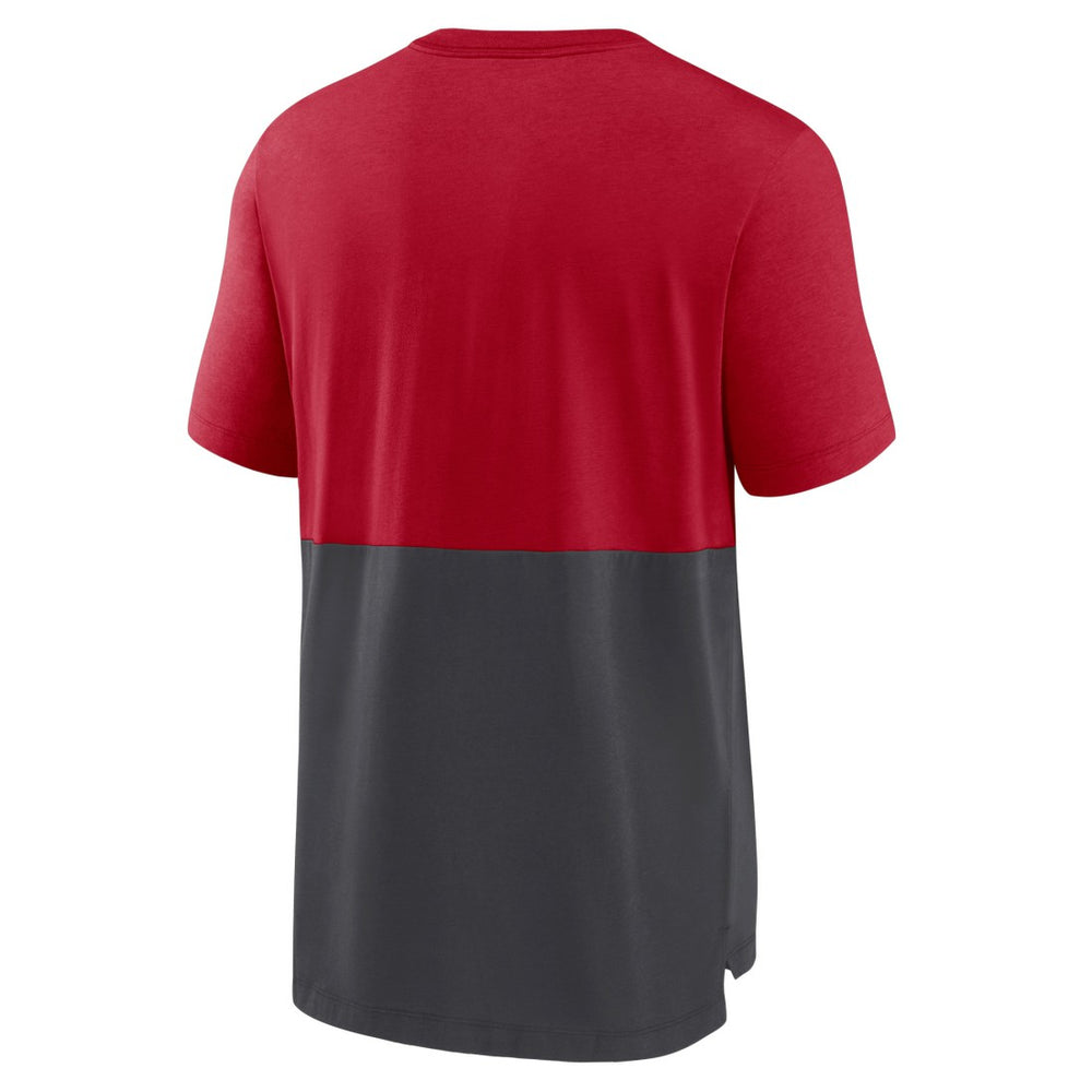 Tampa Bay Buccaneers Fan Gear Colorblock Tri-Blend T-Shirt | NFL New