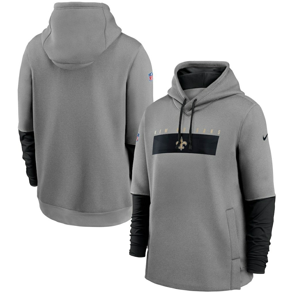 New Orleans Saints Sideline Playbook Performance Pullover Hoodie | NFL Online
