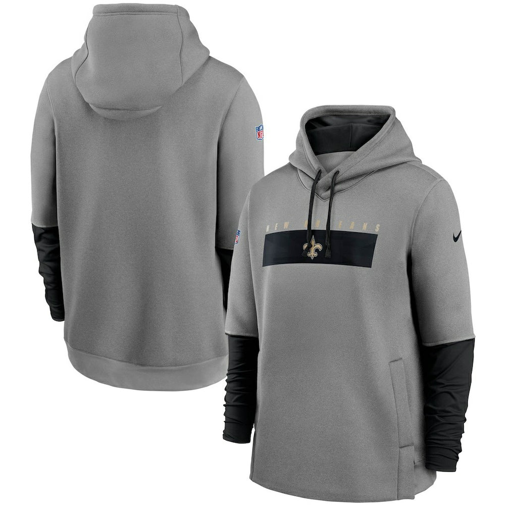 New Orleans Saints Sideline Playbook Performance Pullover Hoodie | NFL Online