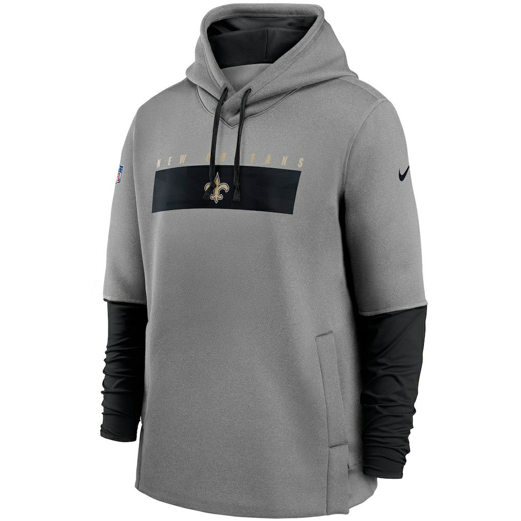 New Orleans Saints Sideline Playbook Performance Pullover Hoodie | NFL Online