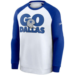 Dallas Cowboys Fan Gear Throwback Go Helmet Sweatshirt | NFL Discount