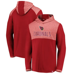 Arizona Cardinals Iconic Marbled Clutch Hoodie Long Sleeve T-Shirt | NFL US