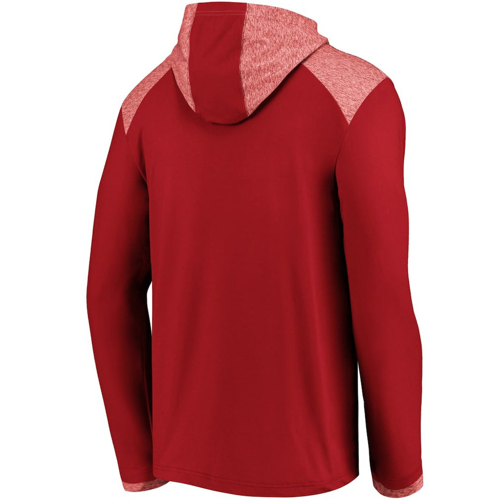 Arizona Cardinals Iconic Marbled Clutch Hoodie Long Sleeve T-Shirt | NFL US