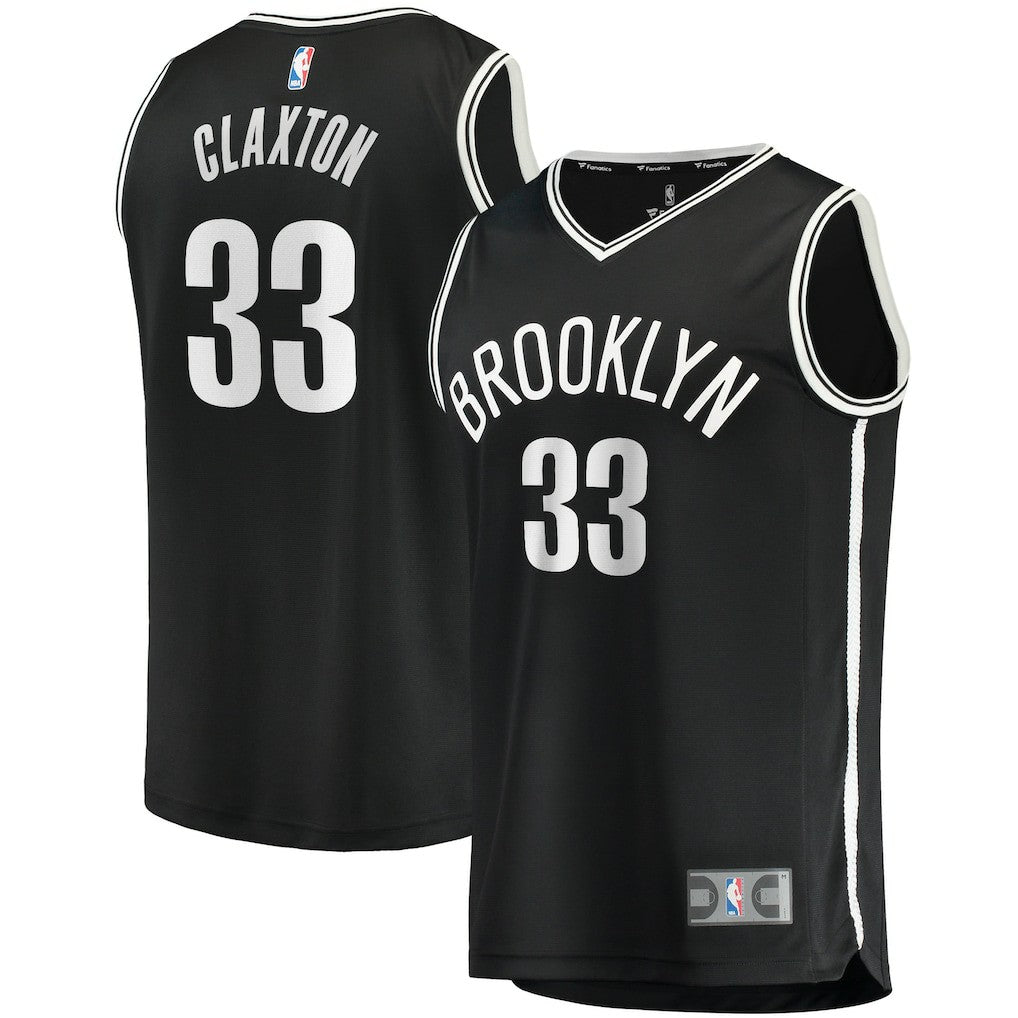 Black Nicolas Claxton Brooklyn Nets Fast Break Player Jersey | NBA