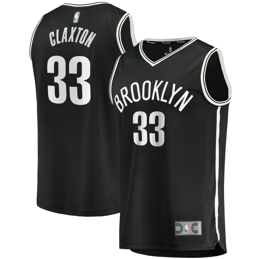 Black Nicolas Claxton Brooklyn Nets Fast Break Player Jersey | NBA