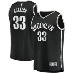 Black Nicolas Claxton Brooklyn Nets Fast Break Player Jersey | NBA