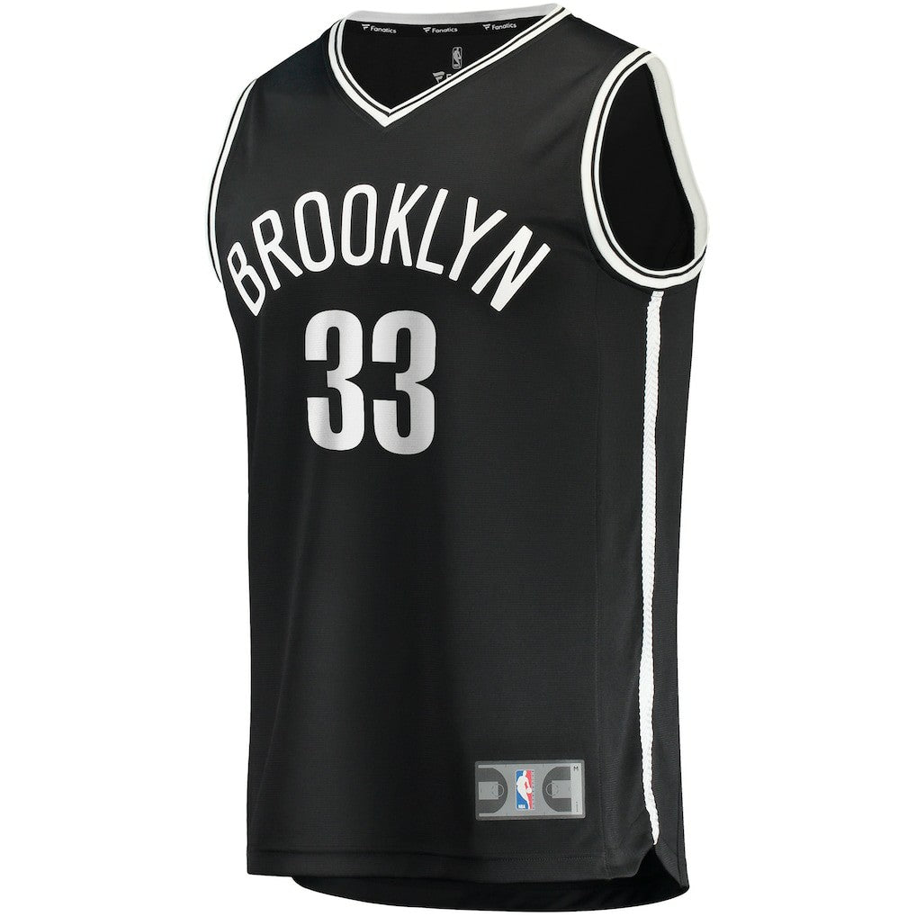 Black Nicolas Claxton Brooklyn Nets Fast Break Player Jersey | NBA