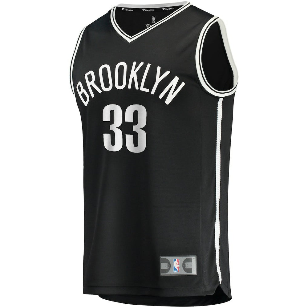 Black Nicolas Claxton Brooklyn Nets Fast Break Player Jersey | NBA
