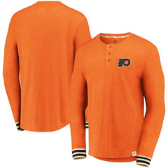 Philadelphia Flyers Fanatics True Classics Henley Long Sleeve T-Shirt -  NHL T-shirts