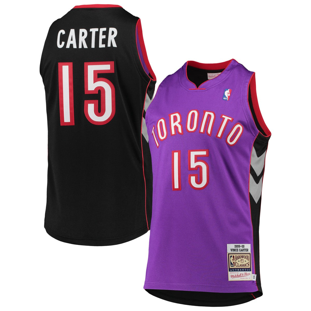 Purple Vince Carter Toronto Raptors 1999/2000 Hardwood Classics Authentic Jersey | NBA