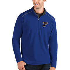 St. Louis Blues Antigua Glacier Quarter-Zip Pullover Jacket -  NHL Pullover