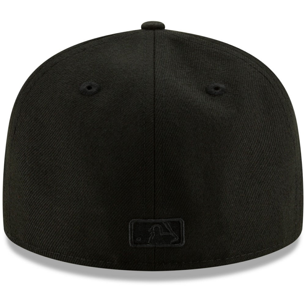 Milwaukee Brewers New Era Black on Black 59FIFTY Fitted Hat - MLB Hats