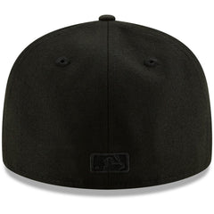 Milwaukee Brewers New Era Black on Black 59FIFTY Fitted Hat - MLB Hats