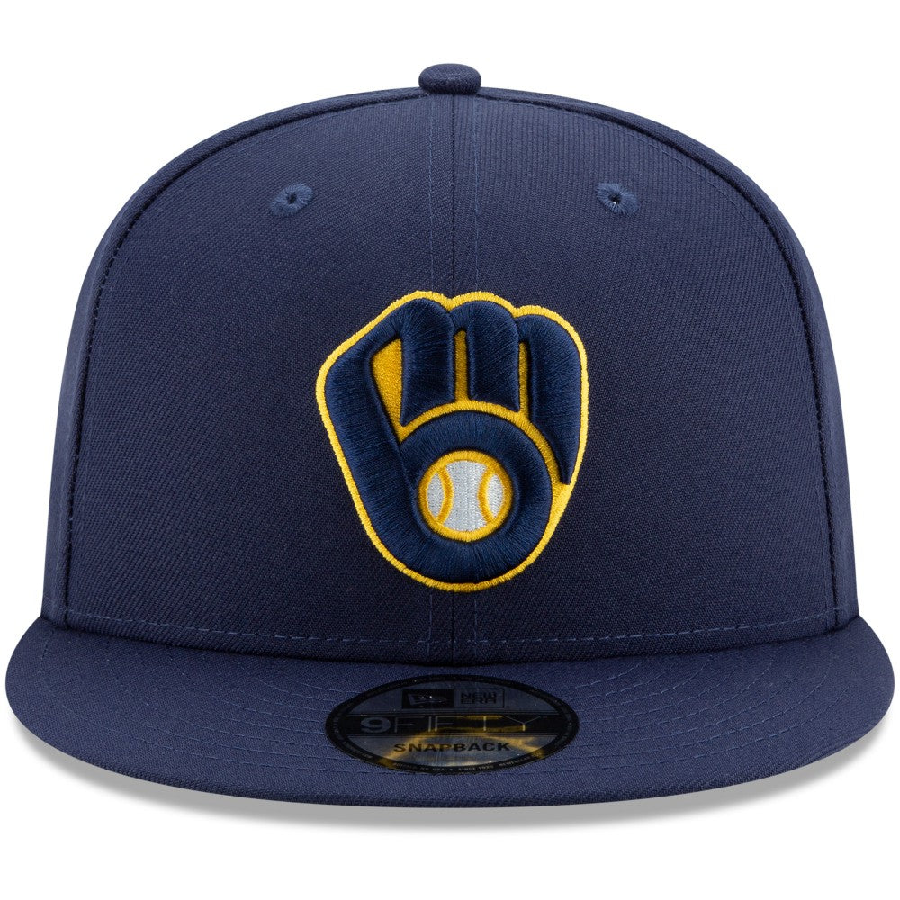 Milwaukee Brewers New Era Team Color 9FIFTY Adjustable Hat - MLB Hats