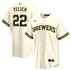 Christian Yelich Milwaukee Brewers Nike Home Replica Player Jersey - MLB Jerseys