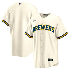 Milwaukee Brewers Nike Home Replica Team Jersey - MLB Jerseys