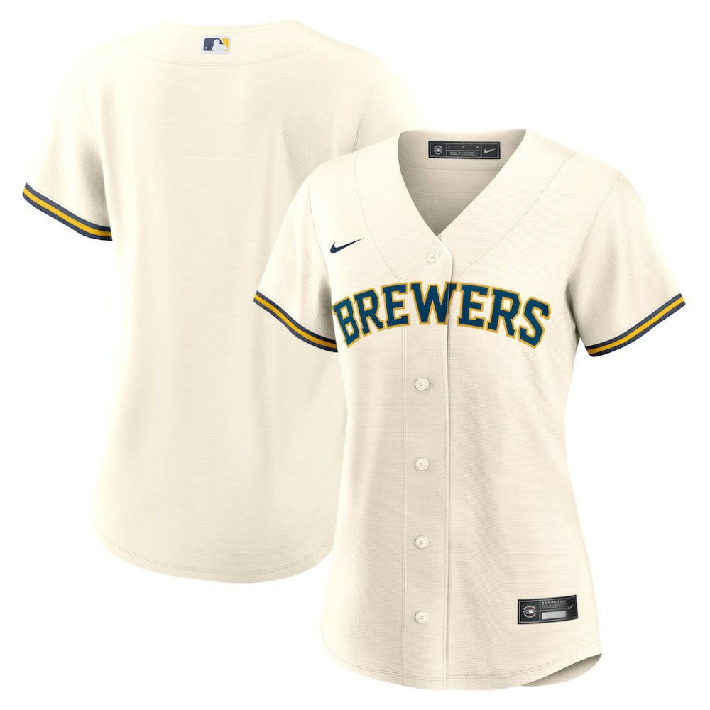 Milwaukee Brewers Nike Women's Home Replica Team Jersey - MLB Jerseys