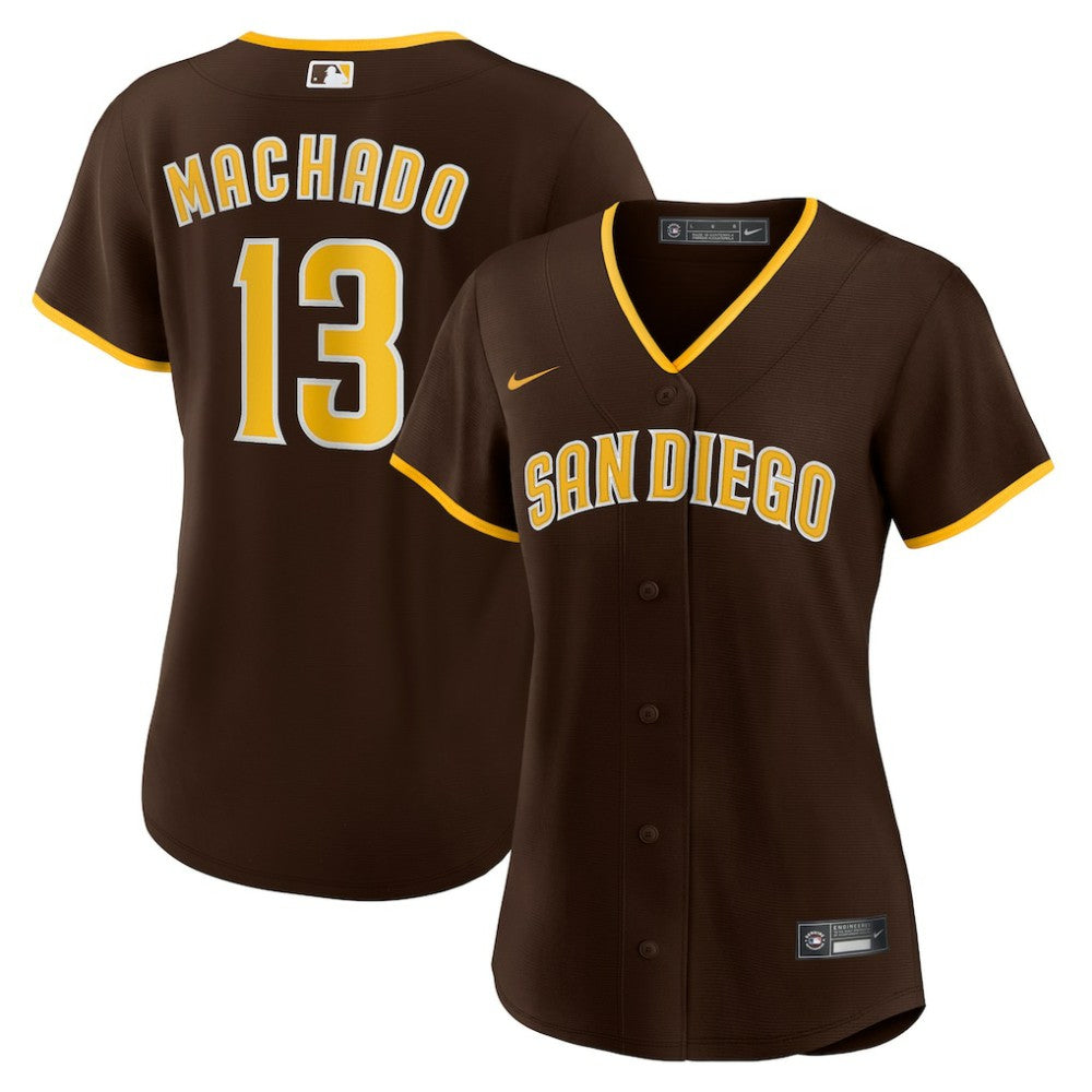 Manny Machado San Diego Padres Nike Women's Road Replica Player Jersey - MLB Jerseys