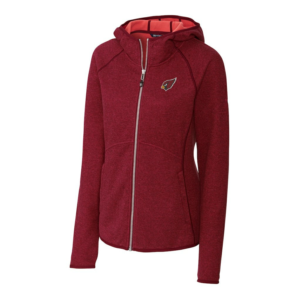 Arizona Cardinals Cutter & Buck Women's Mainsail Full-Zip Jacket | NFL Outlet