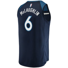 Navy Jordan McLaughlin Minnesota Timberwolves Fast Break Player Jersey | NBA