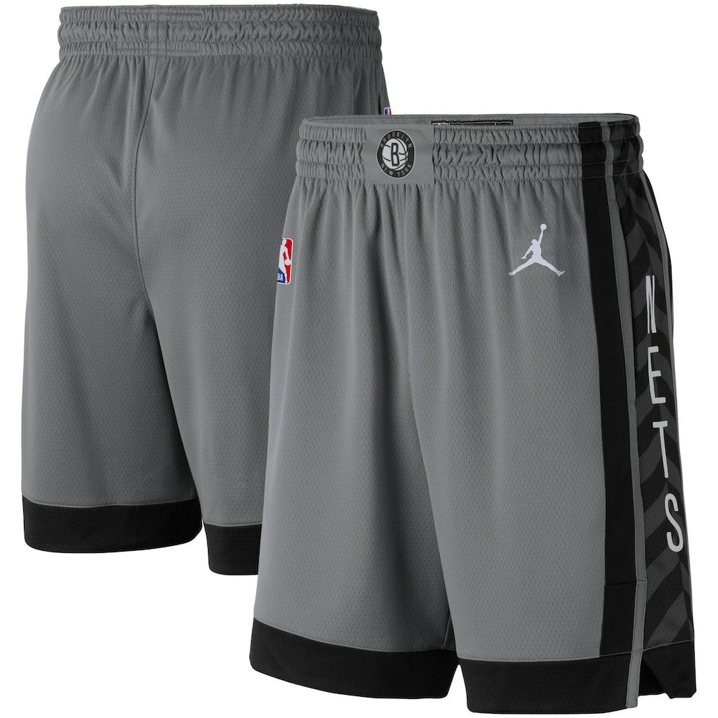 Charcoal Brooklyn Nets Jordan Brand Statement Edition Swingman Shorts | NBA