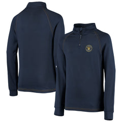 Milwaukee Brewers Stitches Youth Raglan Quarter-Zip Jacket - MLB Jackets