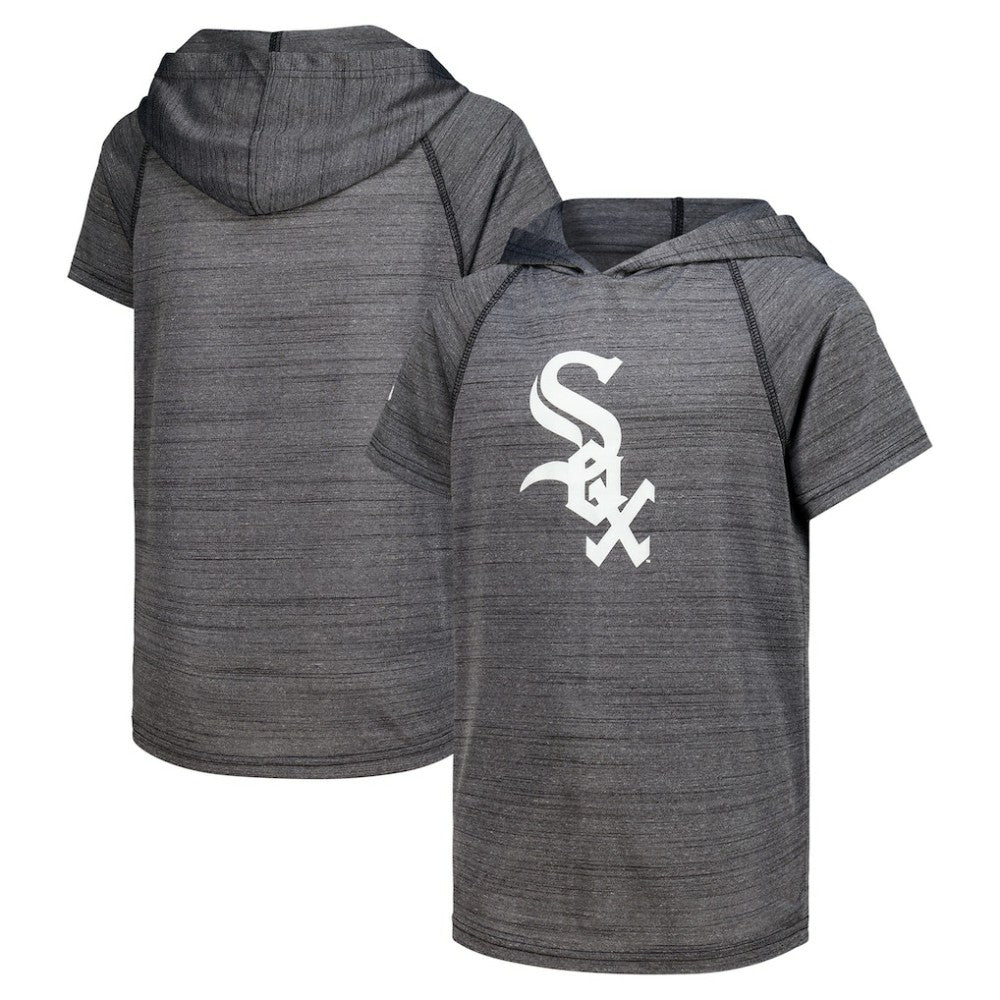 Chicago White Sox Stitches Youth Raglan Short Sleeve Pullover Hoodie - MLB Hoodies