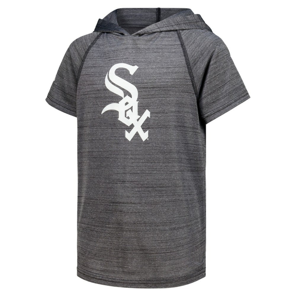 Chicago White Sox Stitches Youth Raglan Short Sleeve Pullover Hoodie - MLB Hoodies