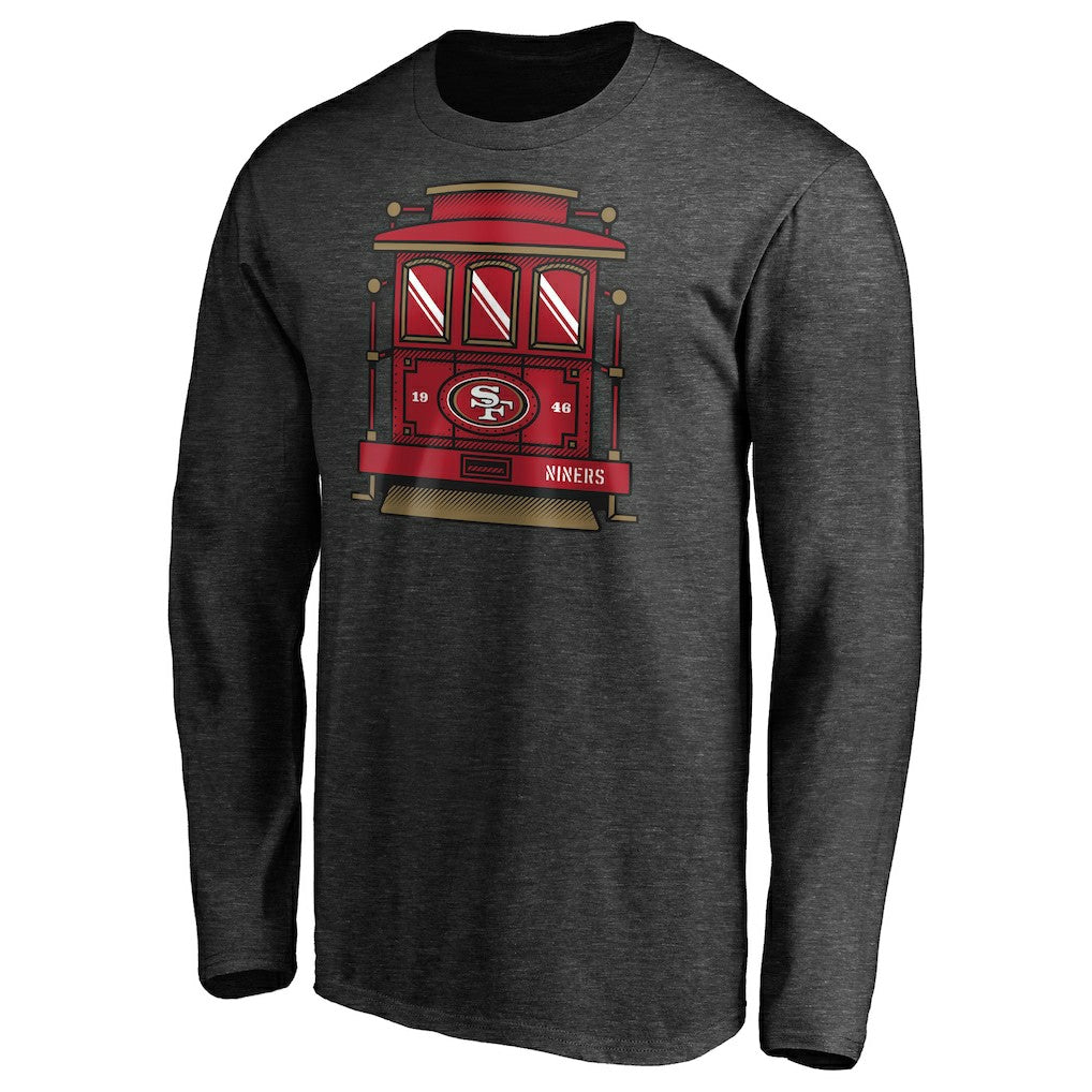 San Francisco 49ers Hometown Trolley Car Long Sleeve T-Shirt | NFL Outlet