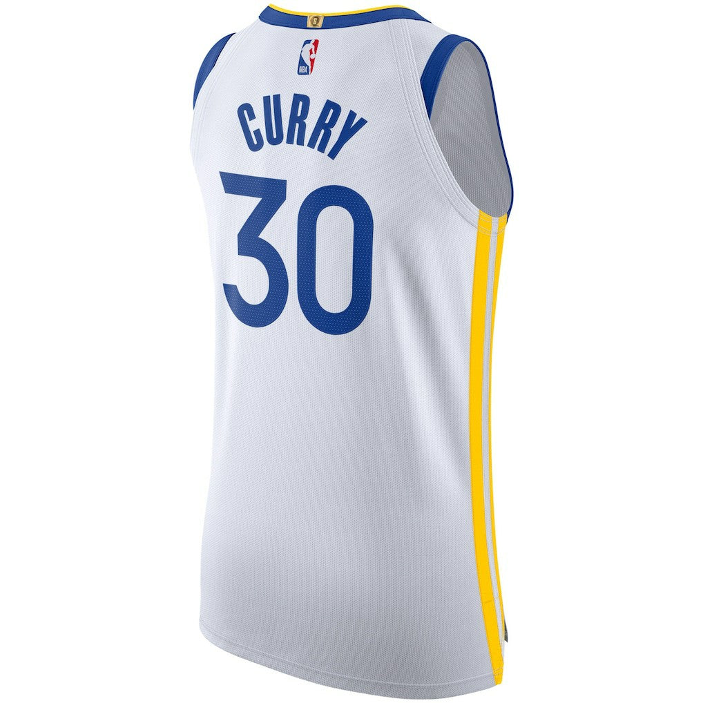 White Stephen Curry Golden State Warriors Authentic Jersey sale | NBA